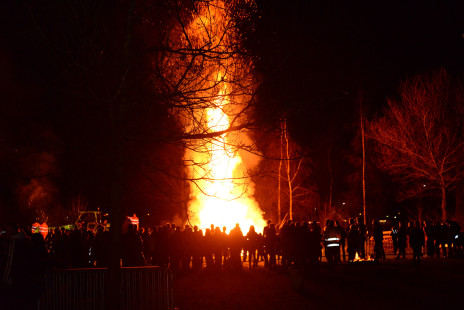 Lampionnen optocht en Kerstboomverbranding 2015