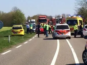 Auto’s botsen op elkaar op de N264