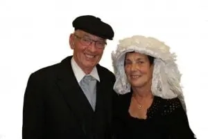 Boerenbruidspaar Piet van Piet van Cnillus Put en Jeanne van Cato van Willem van Gerwen