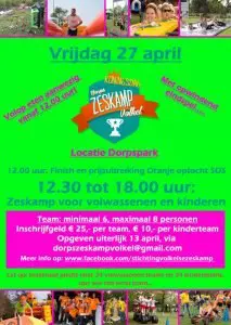 Vrijdag 27 april Dorps Zeskamp Volkel