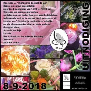 25 jaar Bloemsierkunst ’t Schakeltje