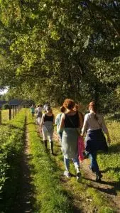āWat is het fijn tijdens een wandeling je leven met anderen te delenā
