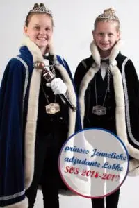 Nieuw jeugdprinsessenpaar Jennelieke en Lobke