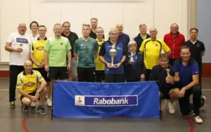 Bedrijven competitie tafeltennis laatste rond