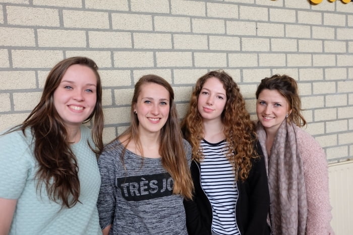 Renske, Liz, Suuz en Suzan