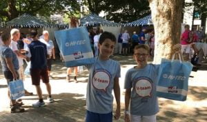 Volkelse kids lopen mee met Vteam Vierdaagse