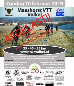 Maashorst VTT AFGELAST!!