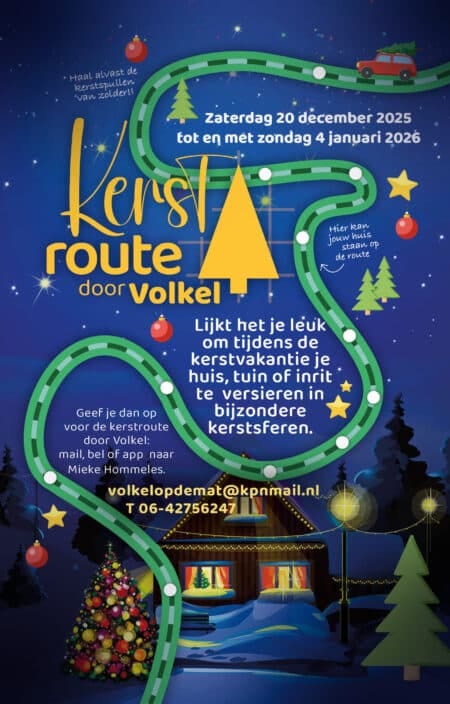 Kerstroute door Volkel